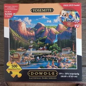 500 piece puzzle of Yozemite National Park